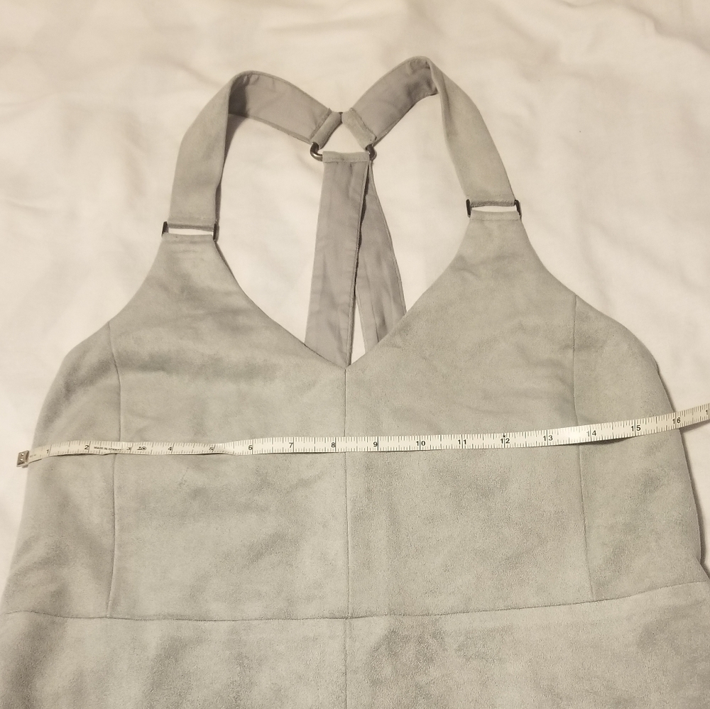 BCBGMAXAZRIA Suece Mini Dress Color Light Gray Size XXS - Picture 6 of 13